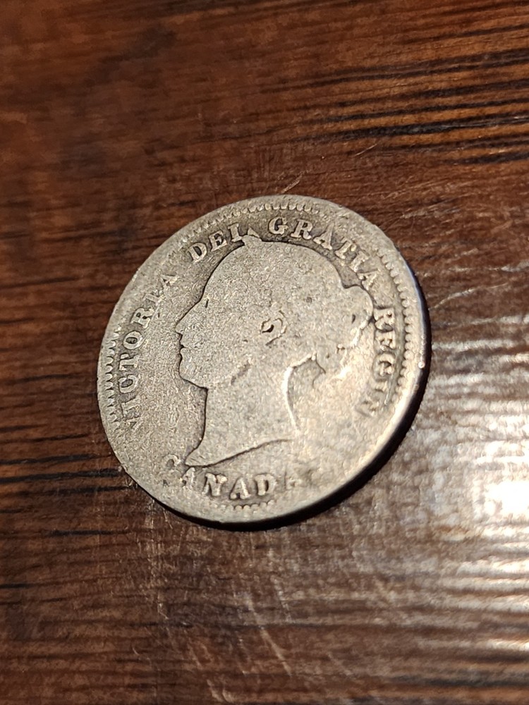 1881H Canada 10 Cents Silver Coin