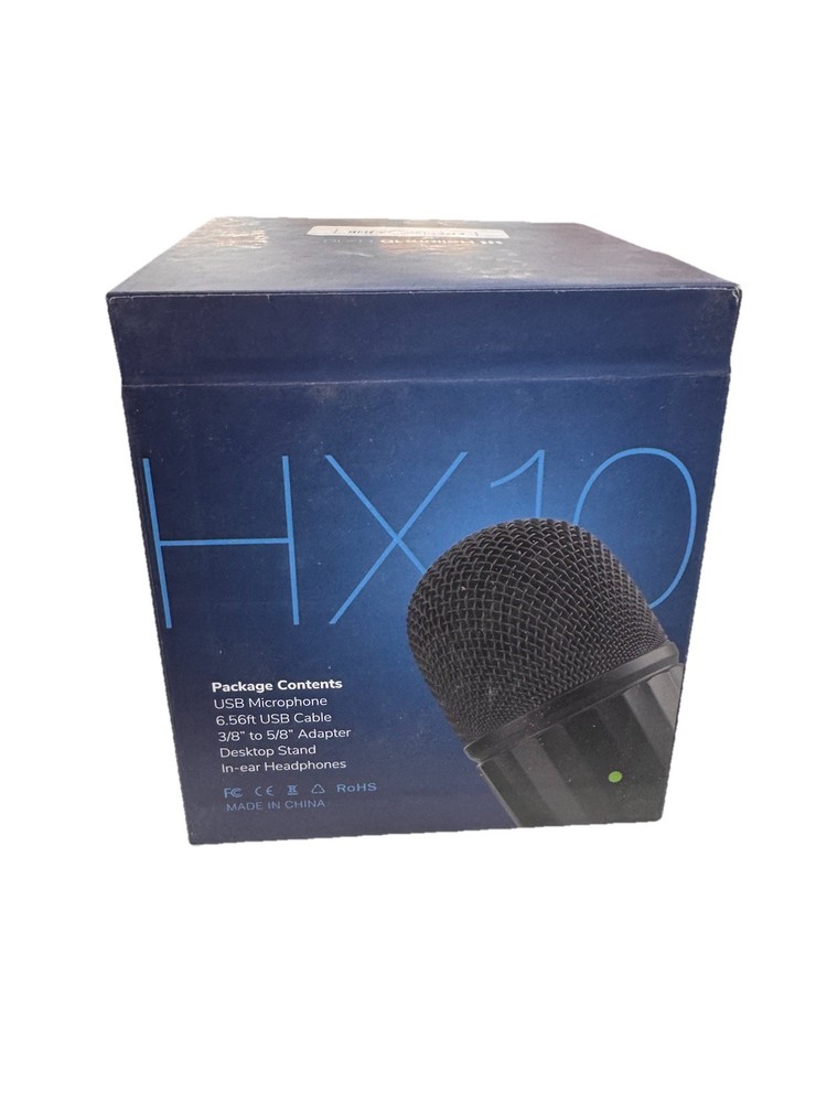 HX10 Podcast Mic - Condenser USB Microphone for Computer, Gaming, Recording, ...