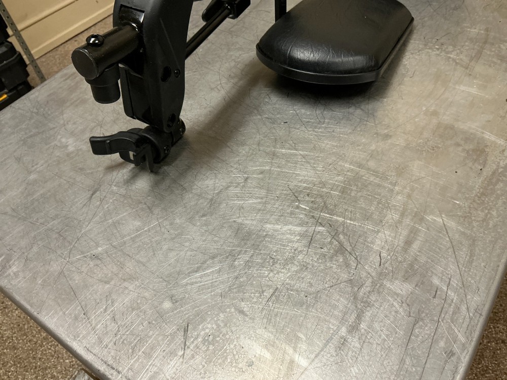 Ki Mobility Elevating Legrest Left Side With Calf Pad, 14" - 20" Length TS1