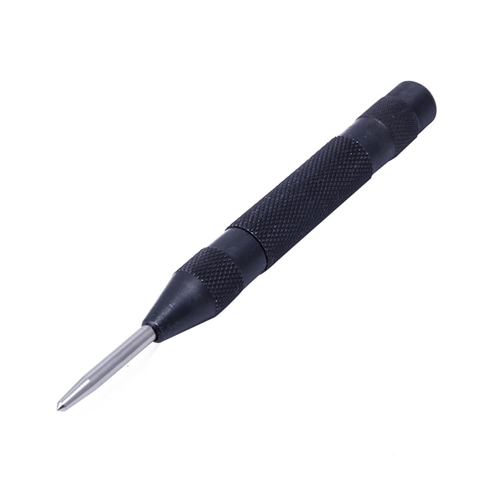 4PC Automatic Center Punch Strikes Surface Hammer Impact Spring Hole Tool 5 Inch