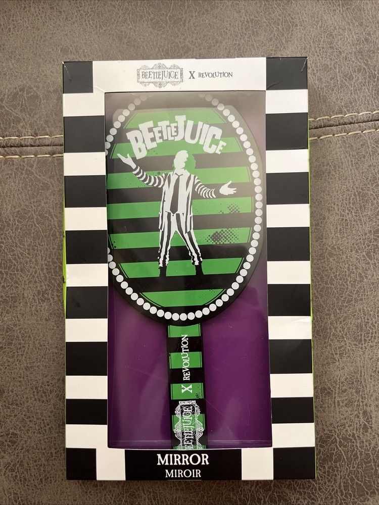 Makeup Revolution x Beetlejuice Handheld Mirror NEW