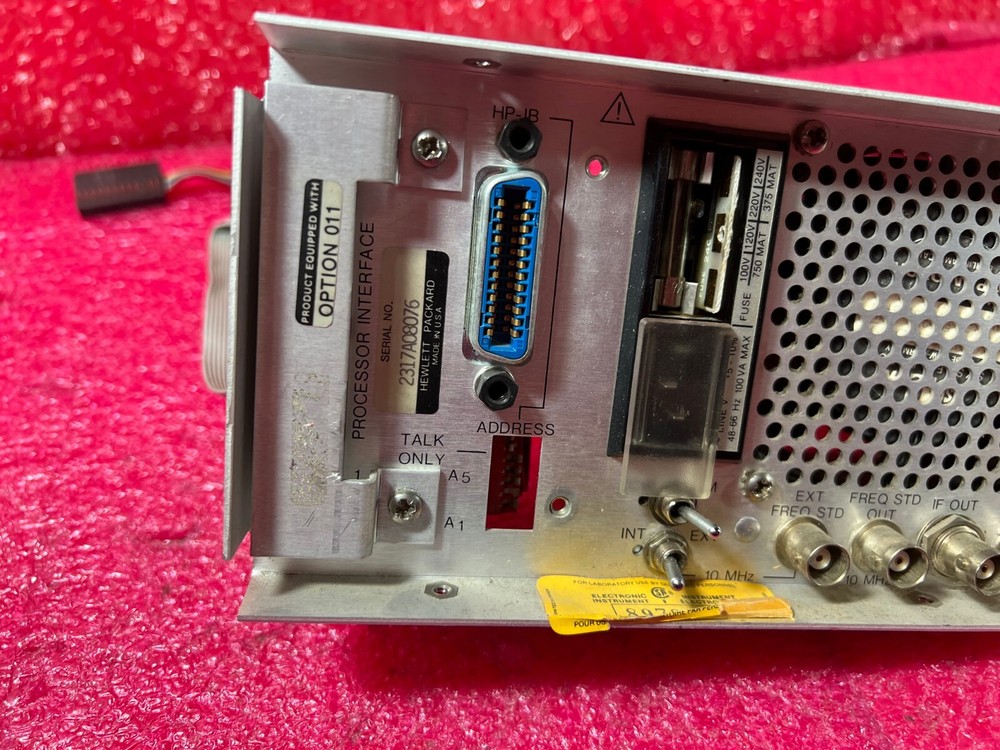 HP 5342A MICROWAVE FREQUENCY COUNTER BOARD 05342-60029 D Back Panel