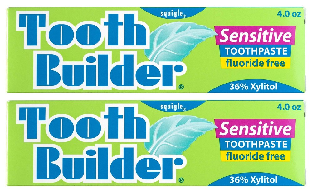 Squigle Tooth Builder SLS Free Toothpaste Stops Tooth Sensitivity Prevents