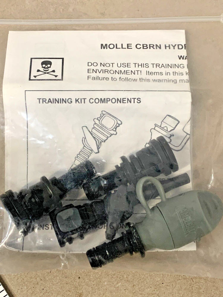 MOLLE CBRN Hydration Training Kit Type 2 USGI Military Camelbak Bite Nozzle New!
