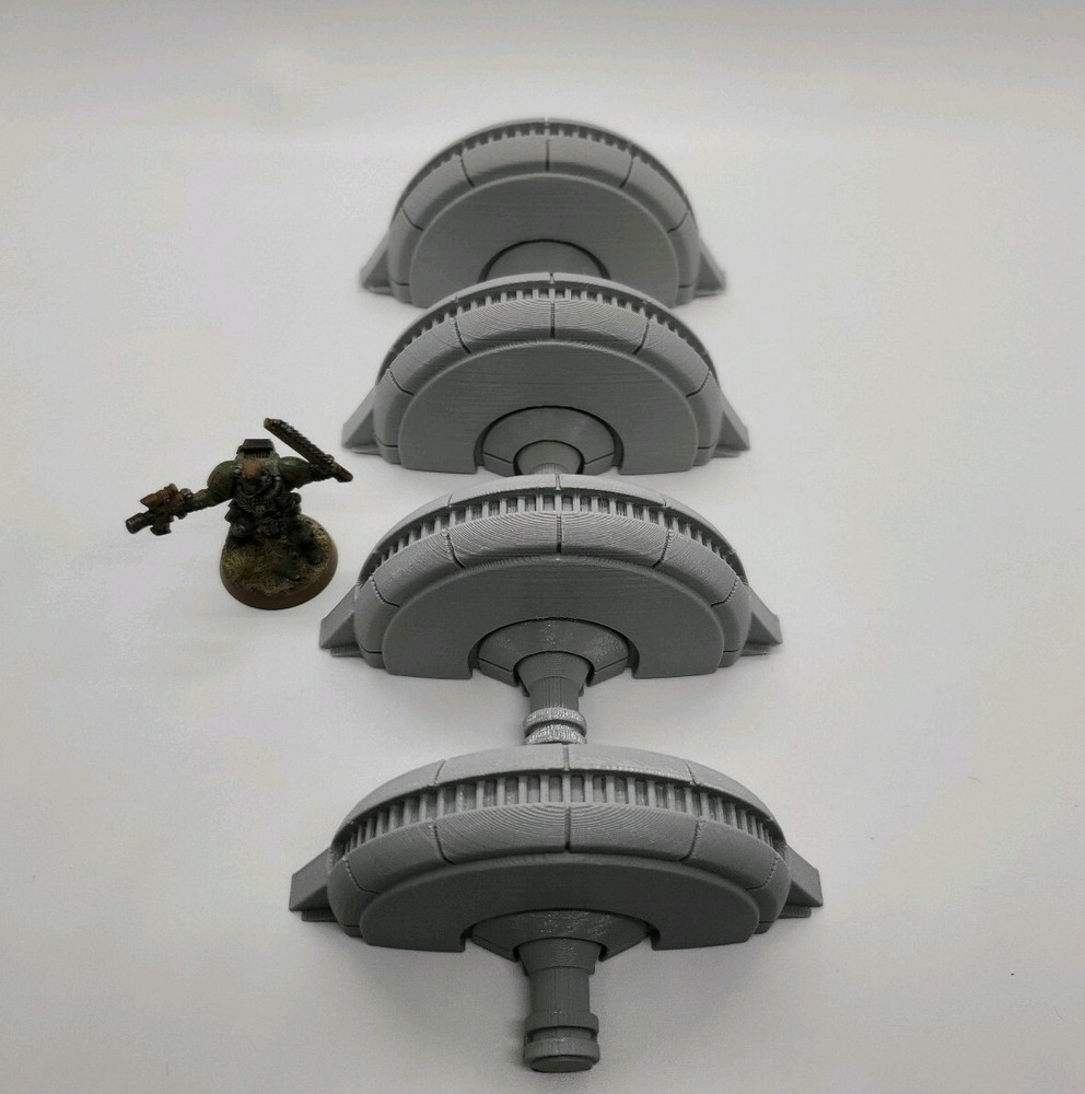 3d Printed Battlefield Terrain 28mm Hoth Shield Generator for Tabletop Gaming