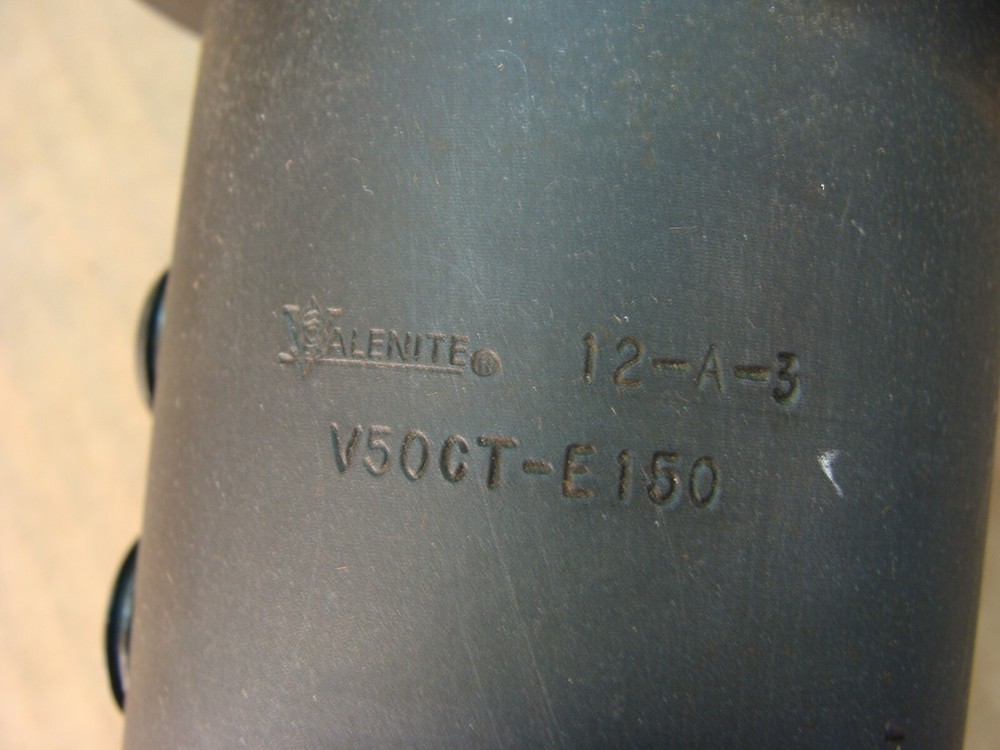 Valenite 12-A-3 CAT50 V50CT-E150 solid end mill tool holder 1 1/2" 1 1/2 NICE