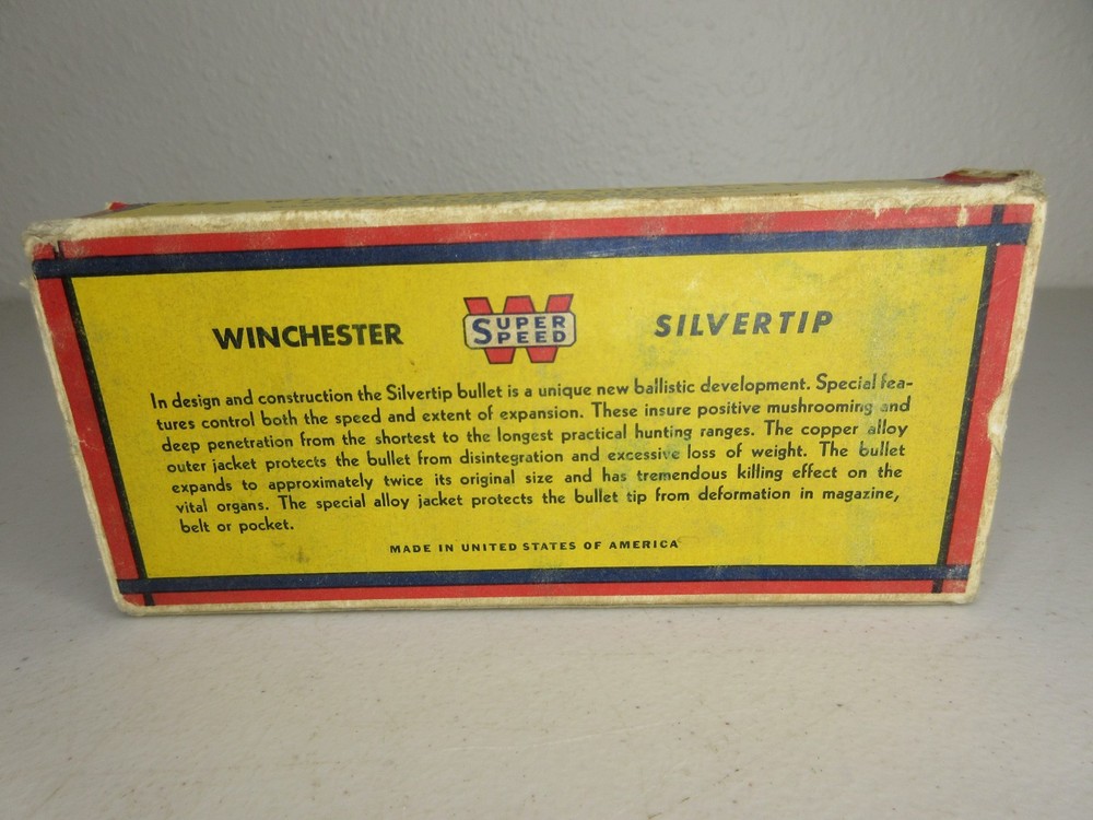 Winchester Silvertip .348 Super Speed Ammo Box
