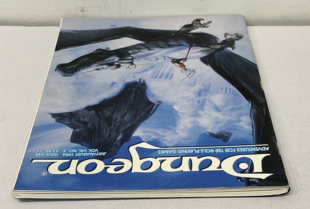 Dungeon Magazine Issue #48 with Poster Insert