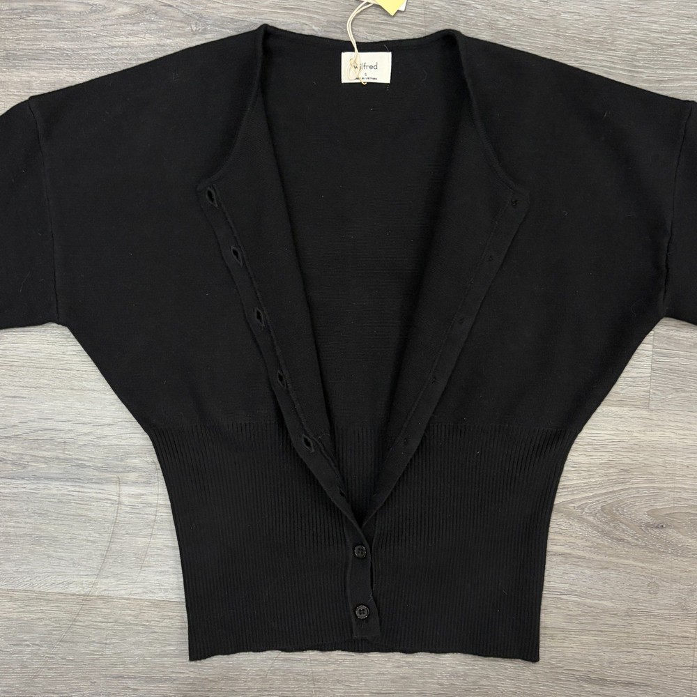 Aritzia Wilfred Golightly Black Cardigan S