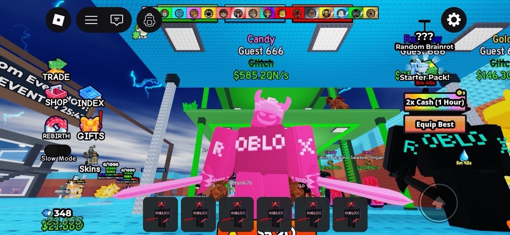 VERY rare guest 666 almost 1sx a second :)