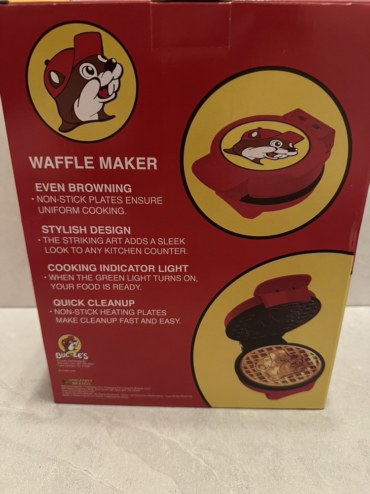 Buc-ees Waffle Maker Buccees Beaver NEW in Box