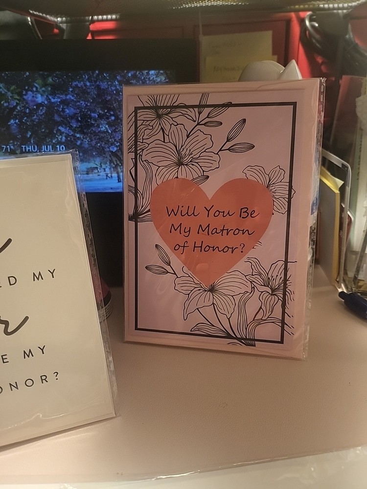 Maid Of Honor Cards