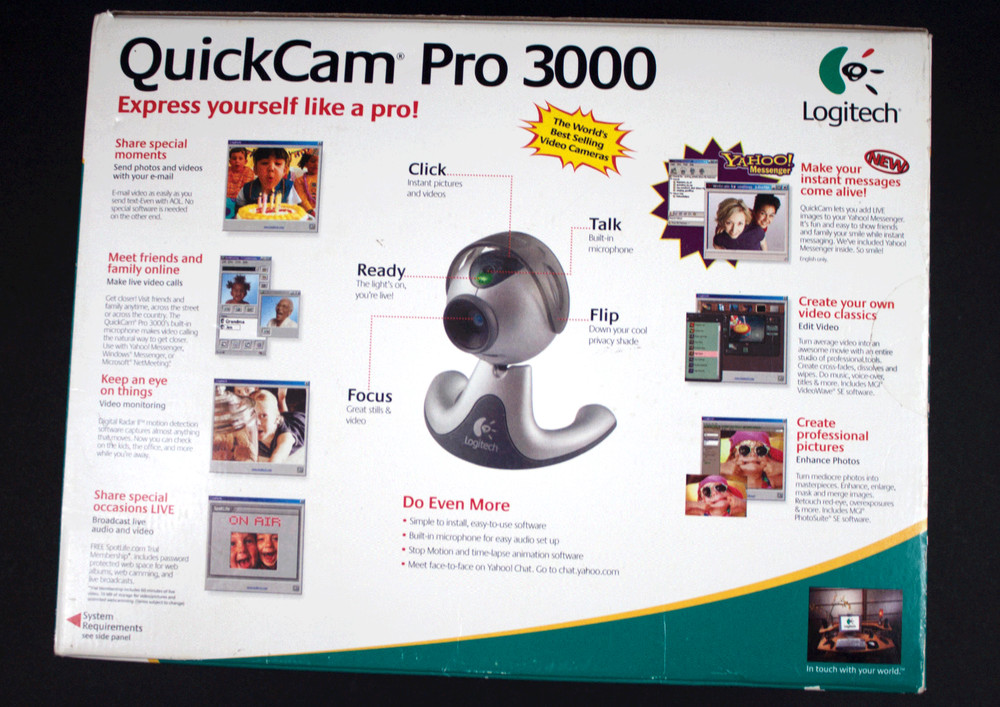Logitech QuickCam Pro 3000 Web Cam