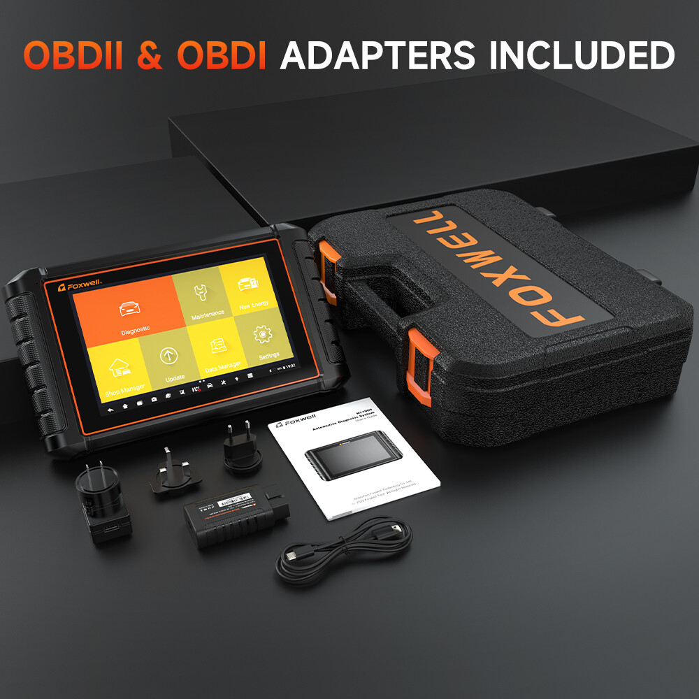FOXWELL NT909 OBD2 Bi-directional Scanner Bluetooth Diagnostic Tool Active Test