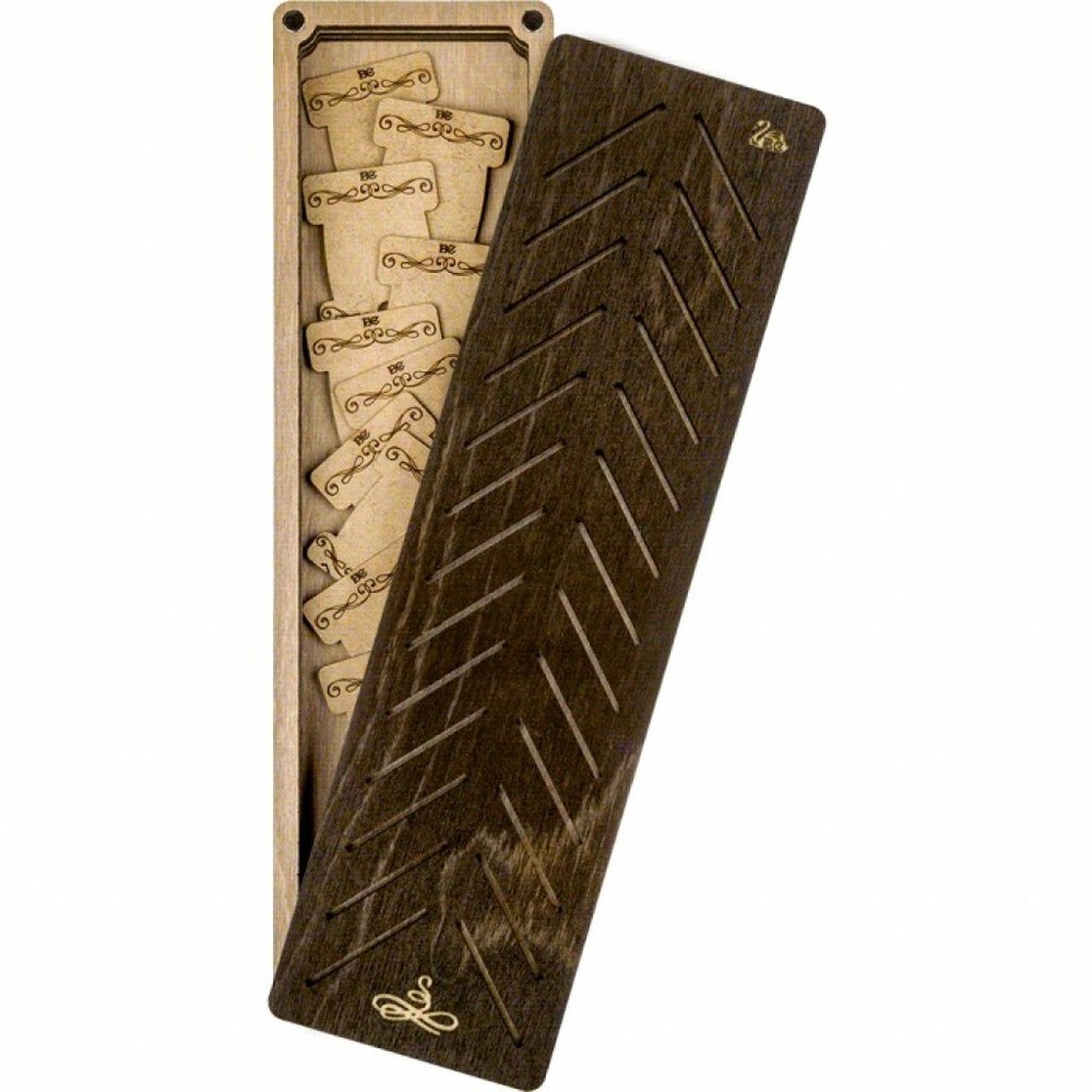 Plywood Needlework Box + 28 spools Needlework Organizer Thread/Floss organizer