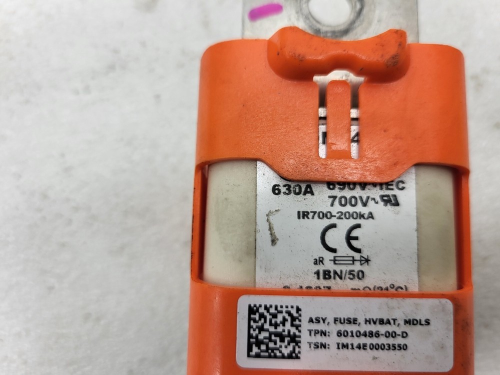 ⭕ 2012-2015 Tesla Model S High Voltage HVBAT Fuse Disconnect Module 6010486-00-D