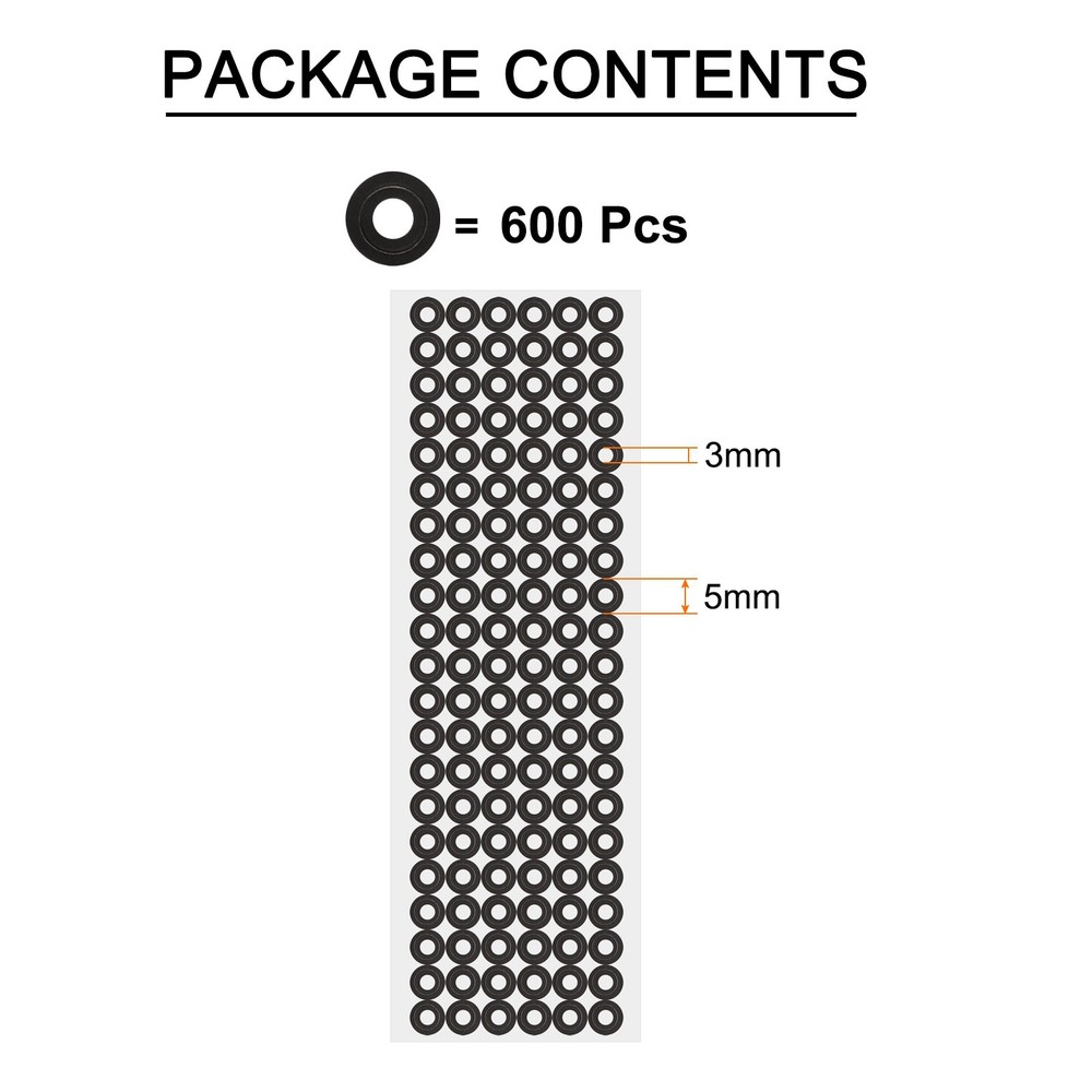 600 Pcs 3D Scanner Markers 3mm for 3D Scanner, 3D Tracking Dots