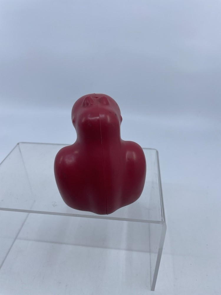 Vintage 1984 Willy Wonka Nerds Candy Container Red Berry Empty Plastic 2 1/2"