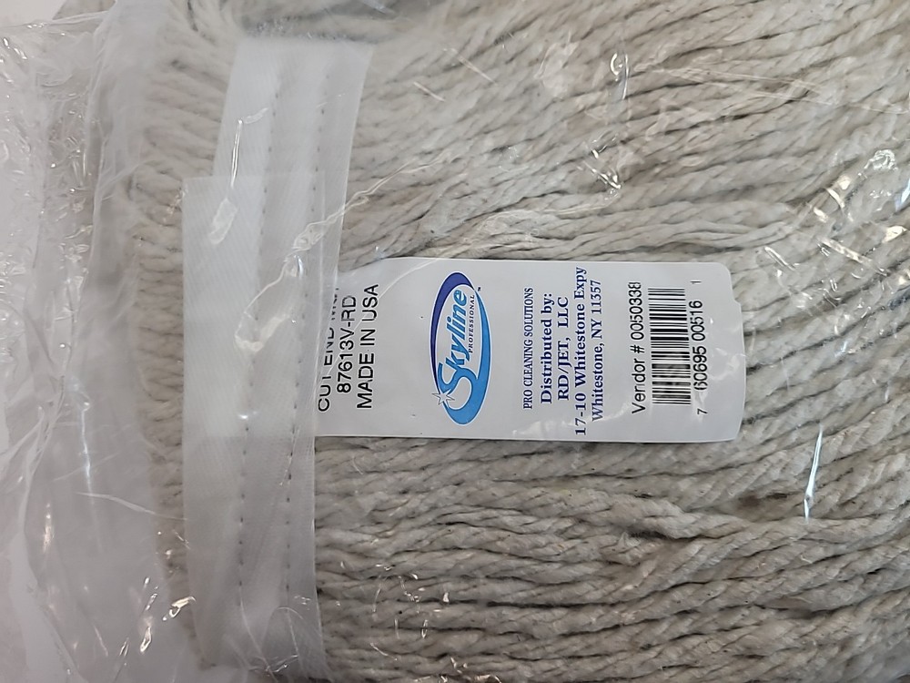 6 Pack Skyline Professional #24 Cotton Cut-End Mop Head – Model 87613V-RD