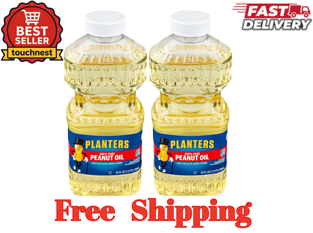 2 Pack Peanut Oil (24 Oz Jar)