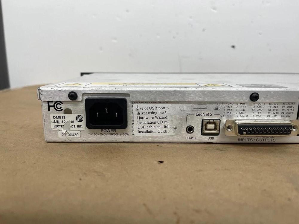 Lectrosonics DM812 Audio Processor