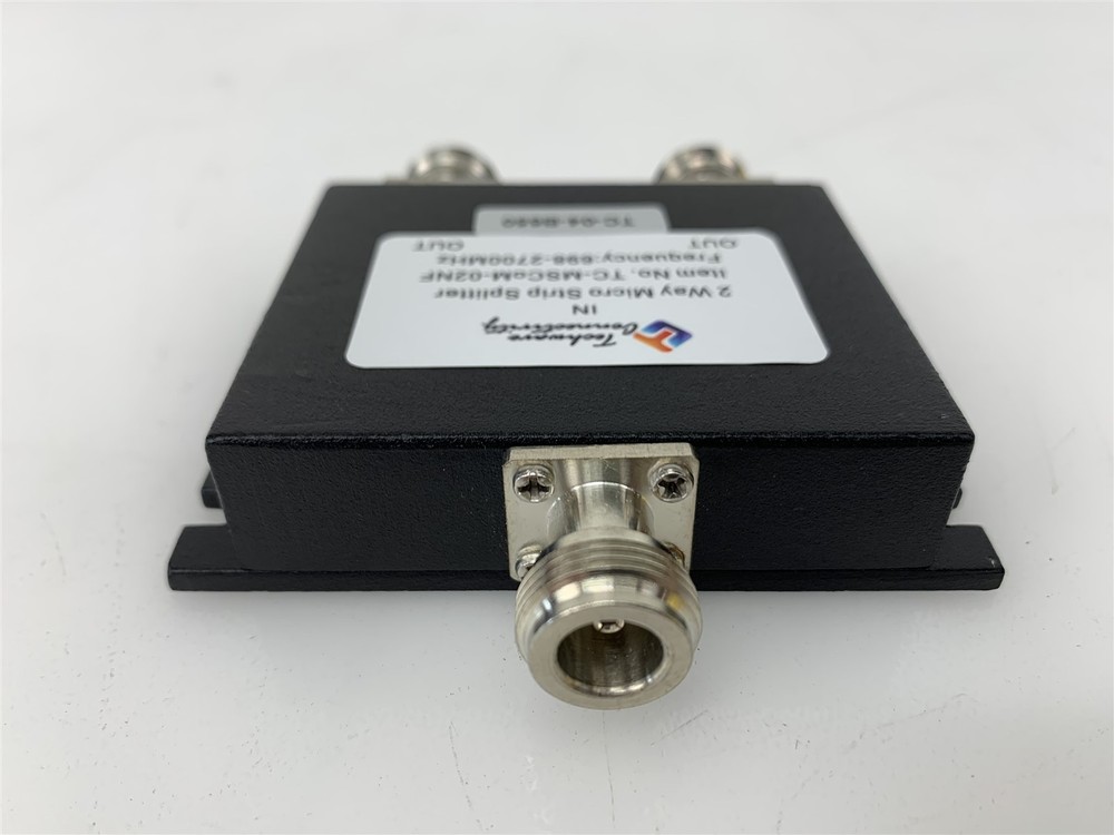 Techwave Connectivity 2-Way Micro Strip Splitter TC-MSCoM-02NF