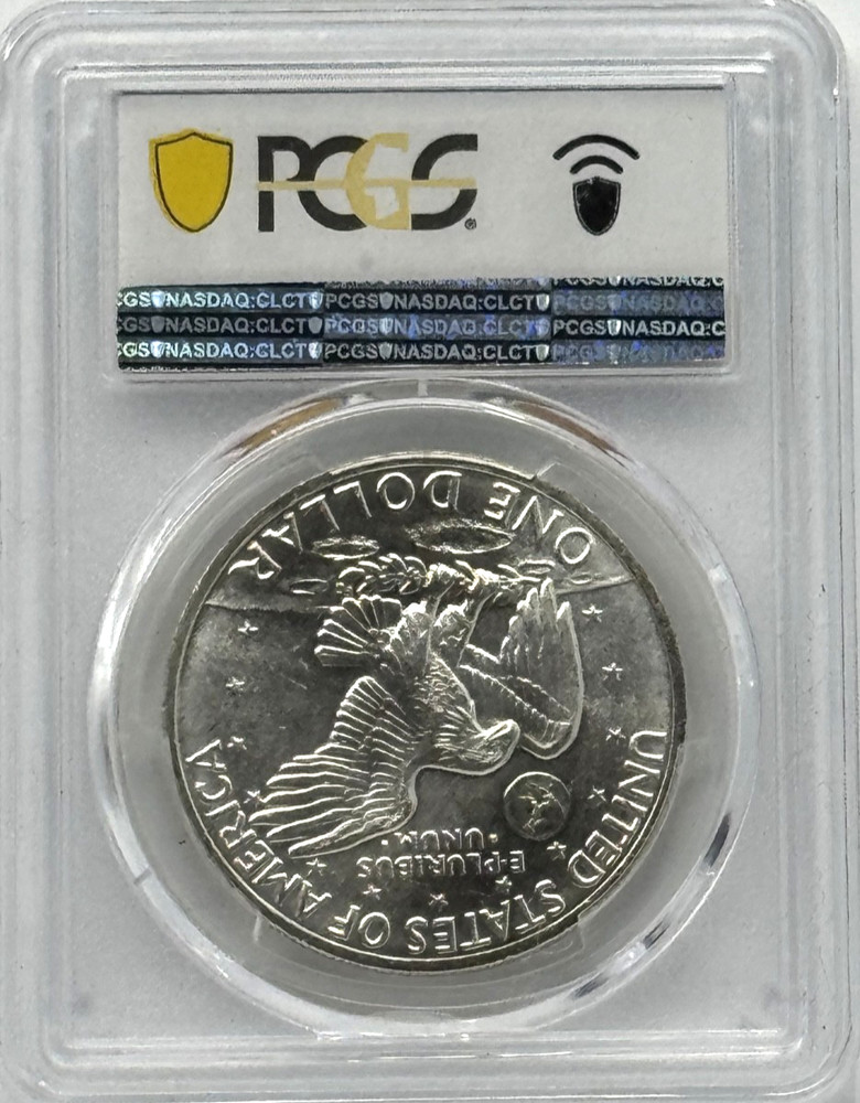 1972-S Eisenhower (Ike) Silver Dollar PCGS MS66 Blue Label
