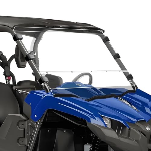 Viking Full Windshield Scratch Resistant Front Windshield Compatible with