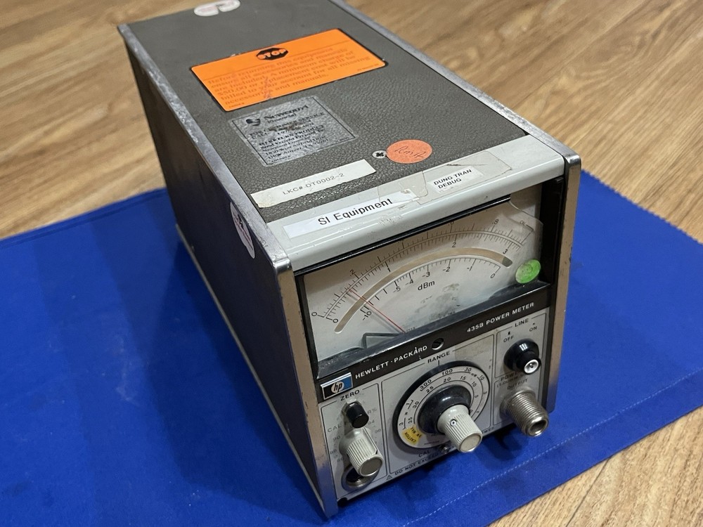 HP 435B Analog  Power Meter Condition Unknown Measures  DBM