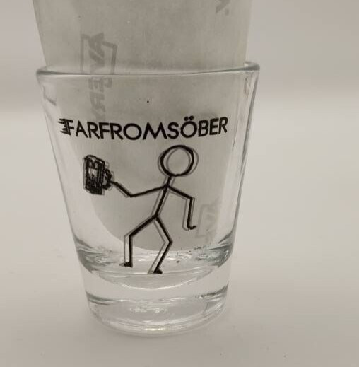 Far From Sober 2.25" Shot Glass