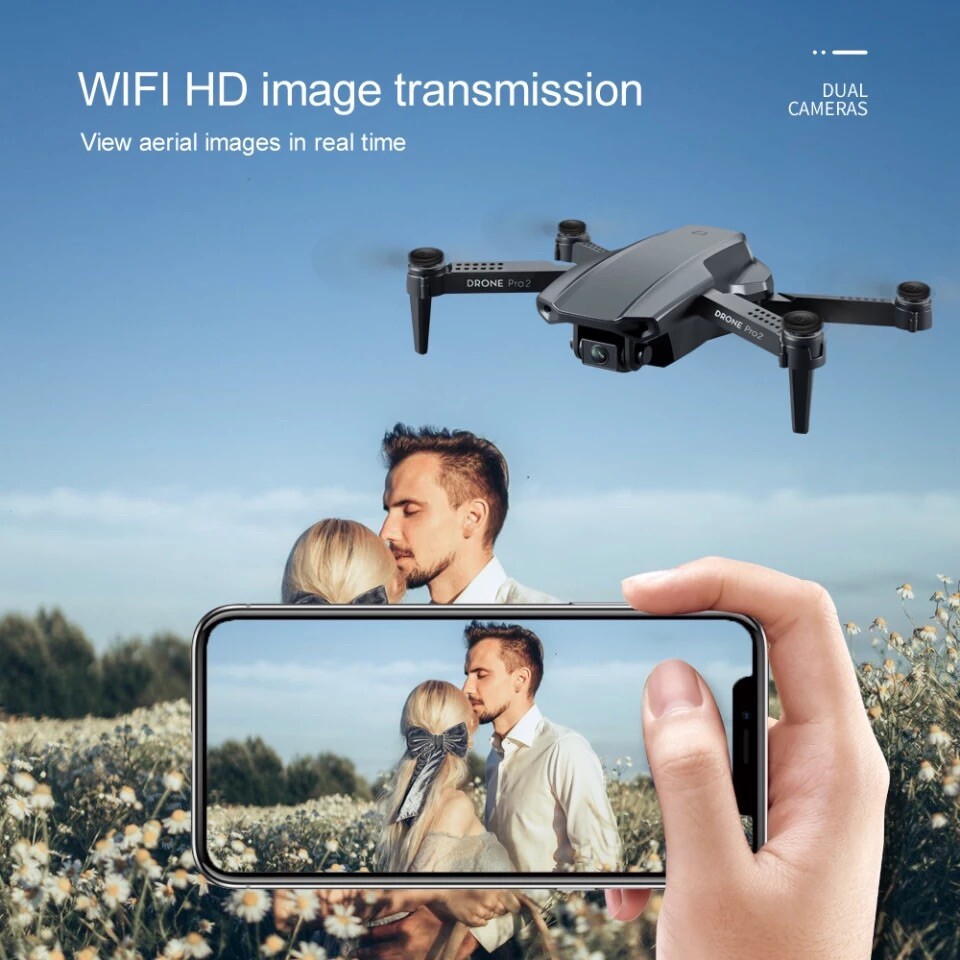 Professional Drone With 4K UHD Camera (Black Color)