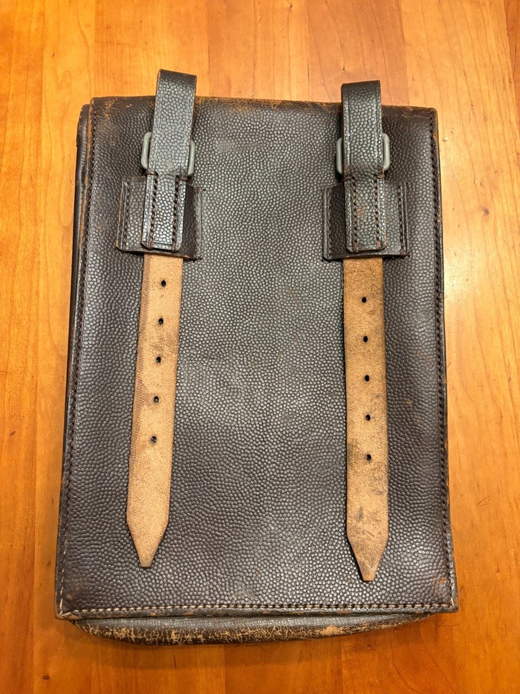 WWII German Leather Map Case Dated 12/39