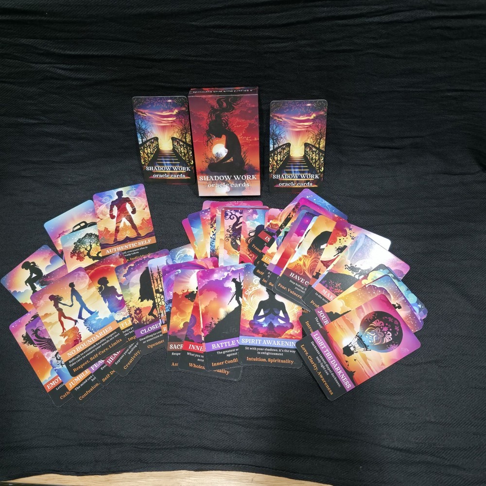 Shadow Work Oracle 56 Card Deck Keywords Messages Understanding Unconscious Side