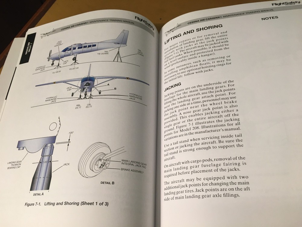 Cessna 208 & 208B Maintenance Training Manuals, a 2 Vol. Set