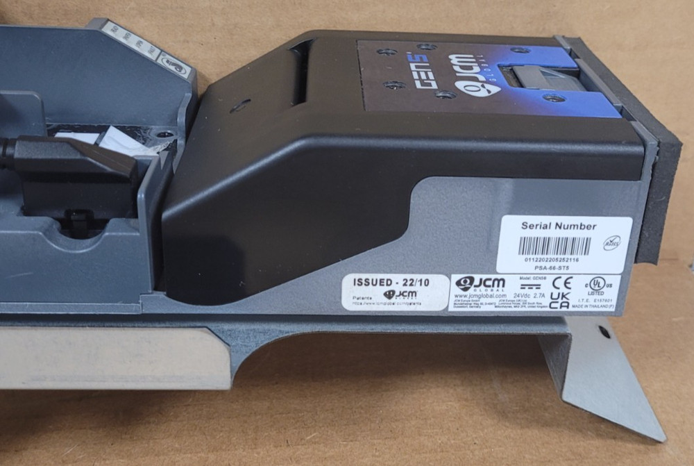 JCM Gen 5 Ticket Printer W/CABLES (UNTESTED)