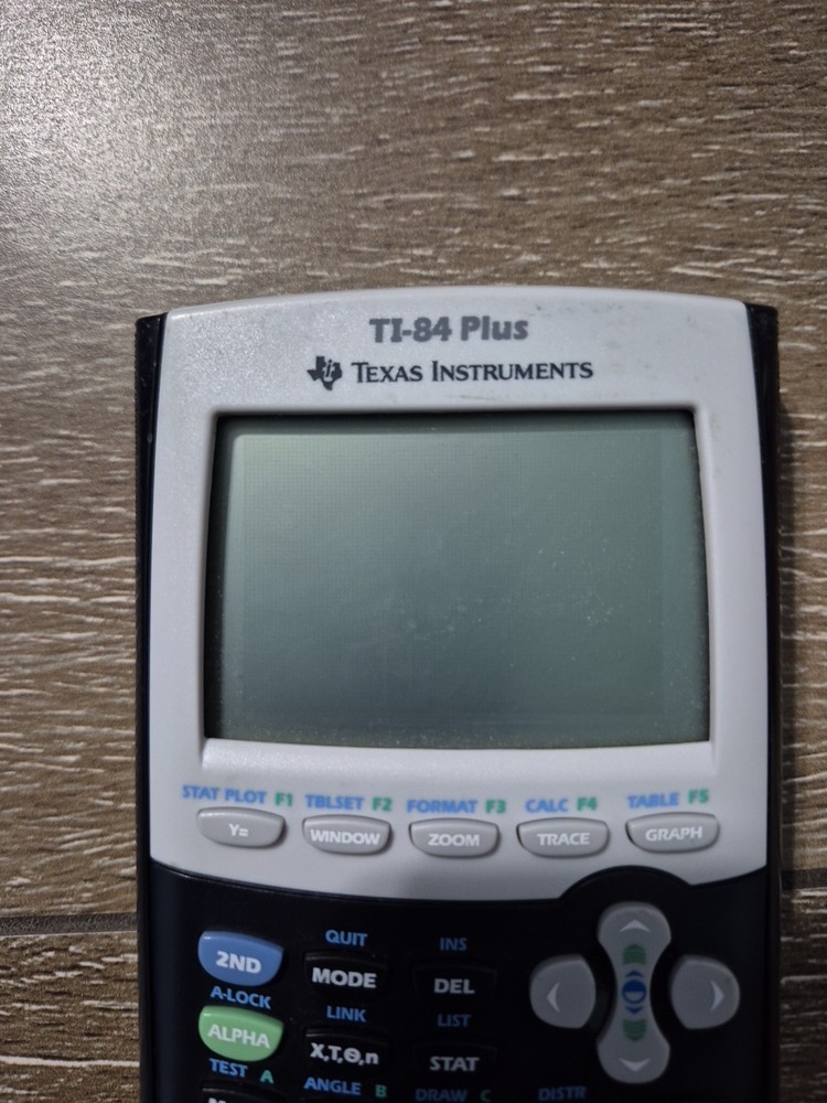 TI-84 Plus Graphing Calculator Texas Instruments - Tested & Working - Students