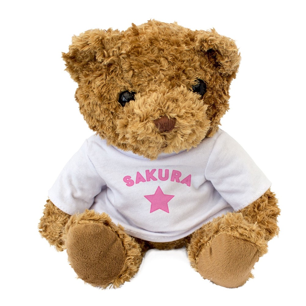NEW - SAKURA - Teddy Bear - Cute Cuddly Soft Adorable - Gift Present