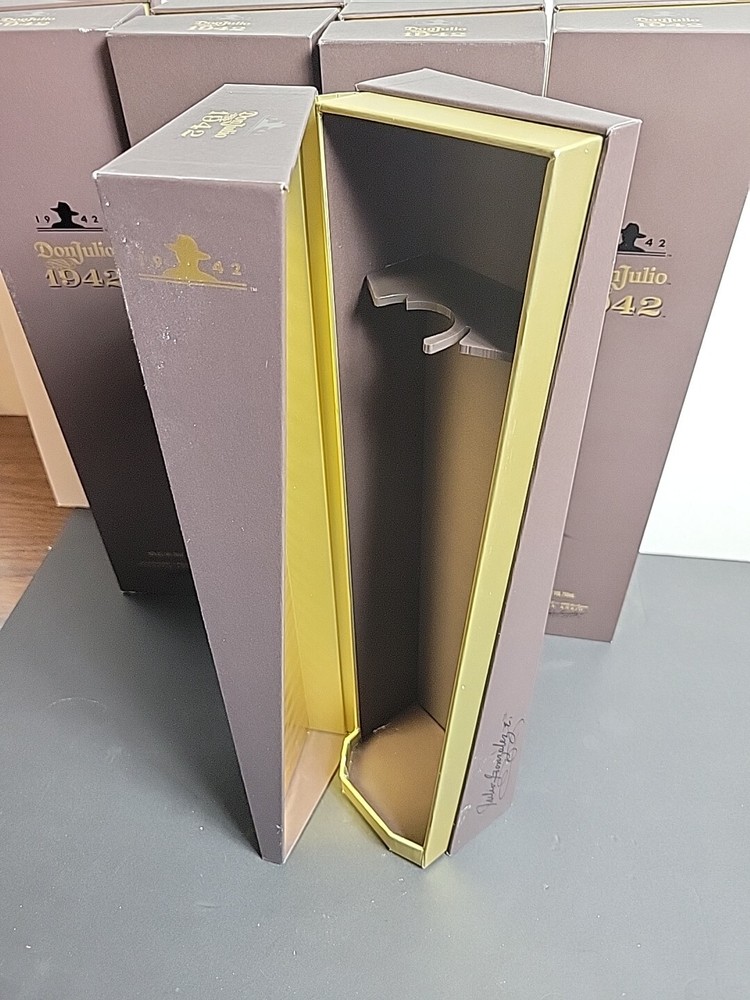Lot 5 Don Julio 1942 Tequila Gift Boxes Empty Display Packaging Only Bundle