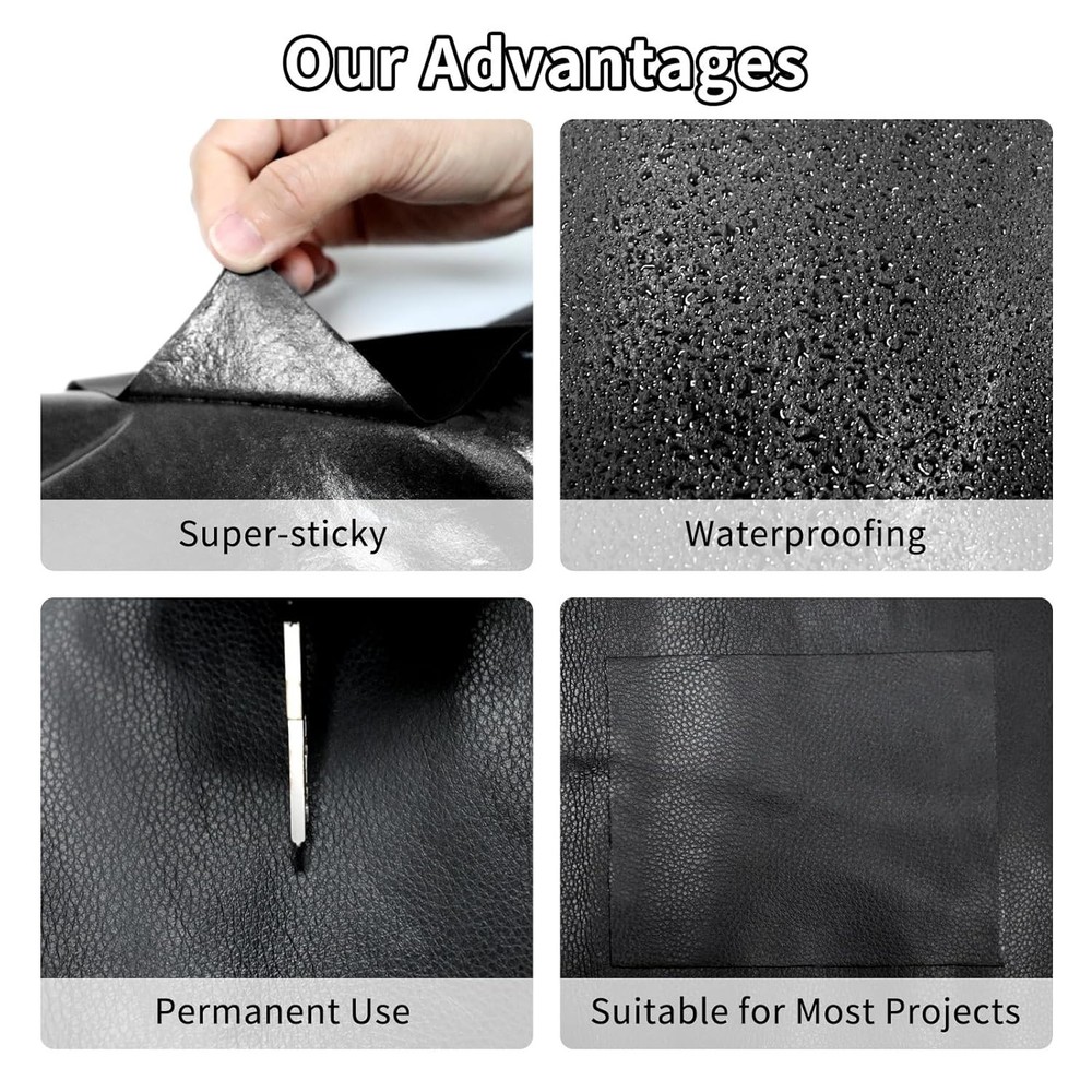 Self-Adhesive Leather Patch Repair Kit