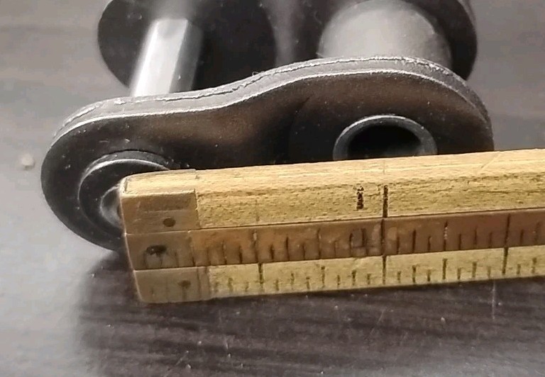 2x #80-4 Offset Link Roller Chain Half Link