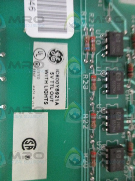 GENERAL ELECTRIC IC600YB921A OUTPUT MODULE UNMP