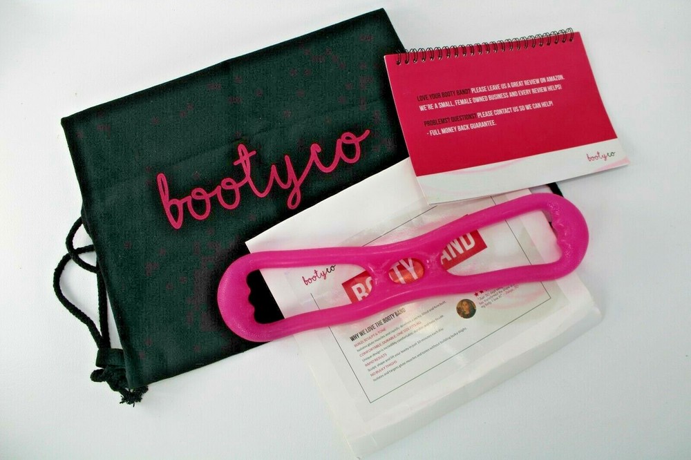 BootyCo Booty Band Program Book Pink Booty Band Black Bag