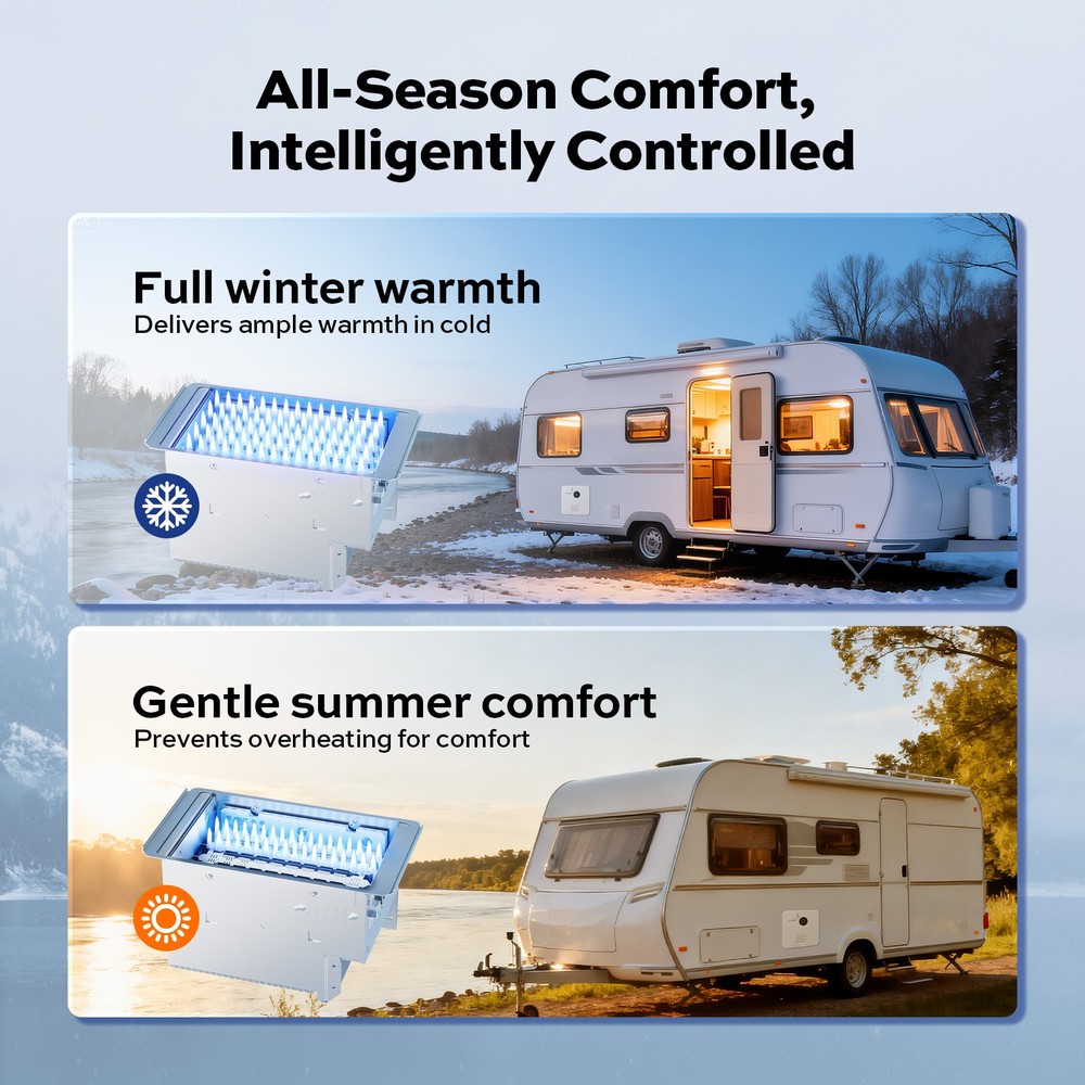 ORBEK 60,000 BTU RV Tankless Water Heater w/15x18" DOOR Compatible with all RVs