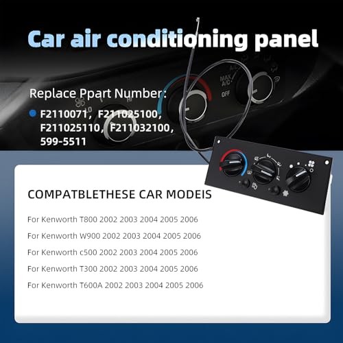 Front AC Heater Climate Control Module Compatible with 2002-2006 599-5511