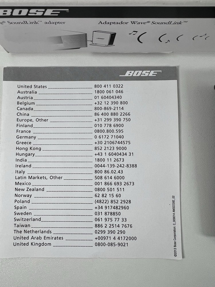 Bose Wave Soundlink Bluetooth Adapter for Bose Wave Music Systems Play Tested