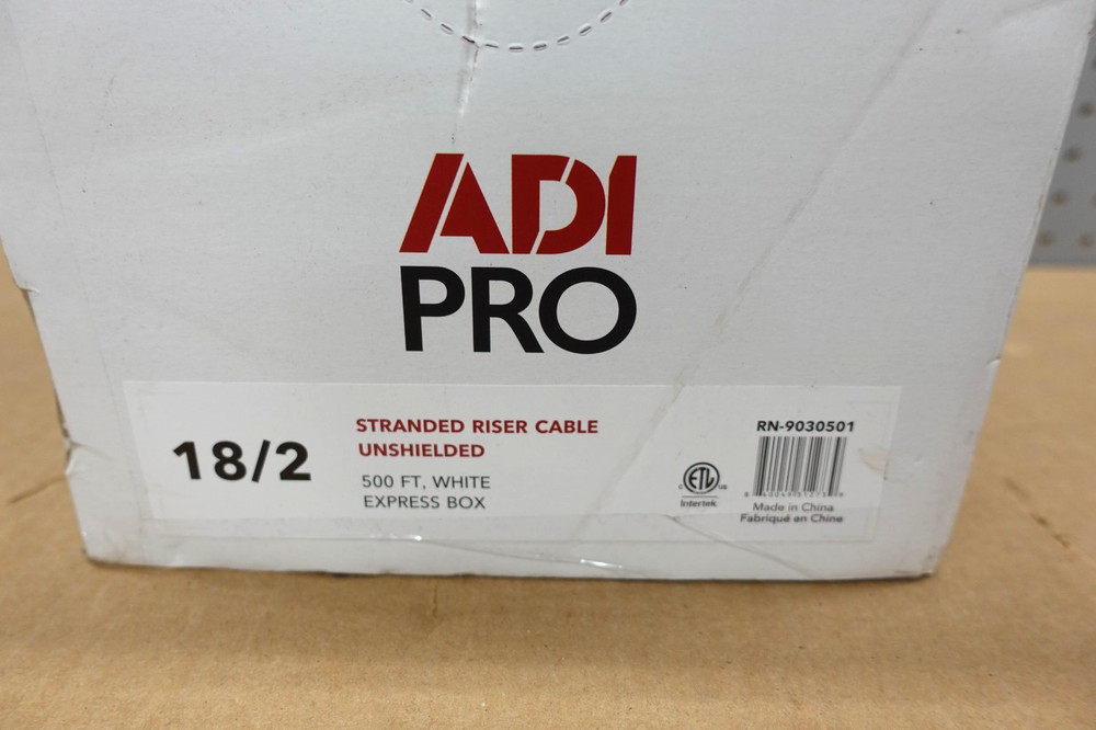 ADI PRO RN-9030501 18/2 Stranded Riser Cable Unshielded, 500 FT Express Box