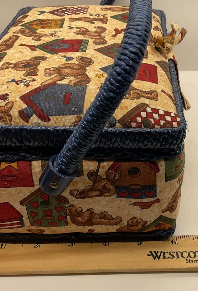 vintage sewing basket box