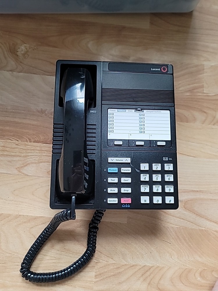 Business Phone Black 8403 Avaya Lucent