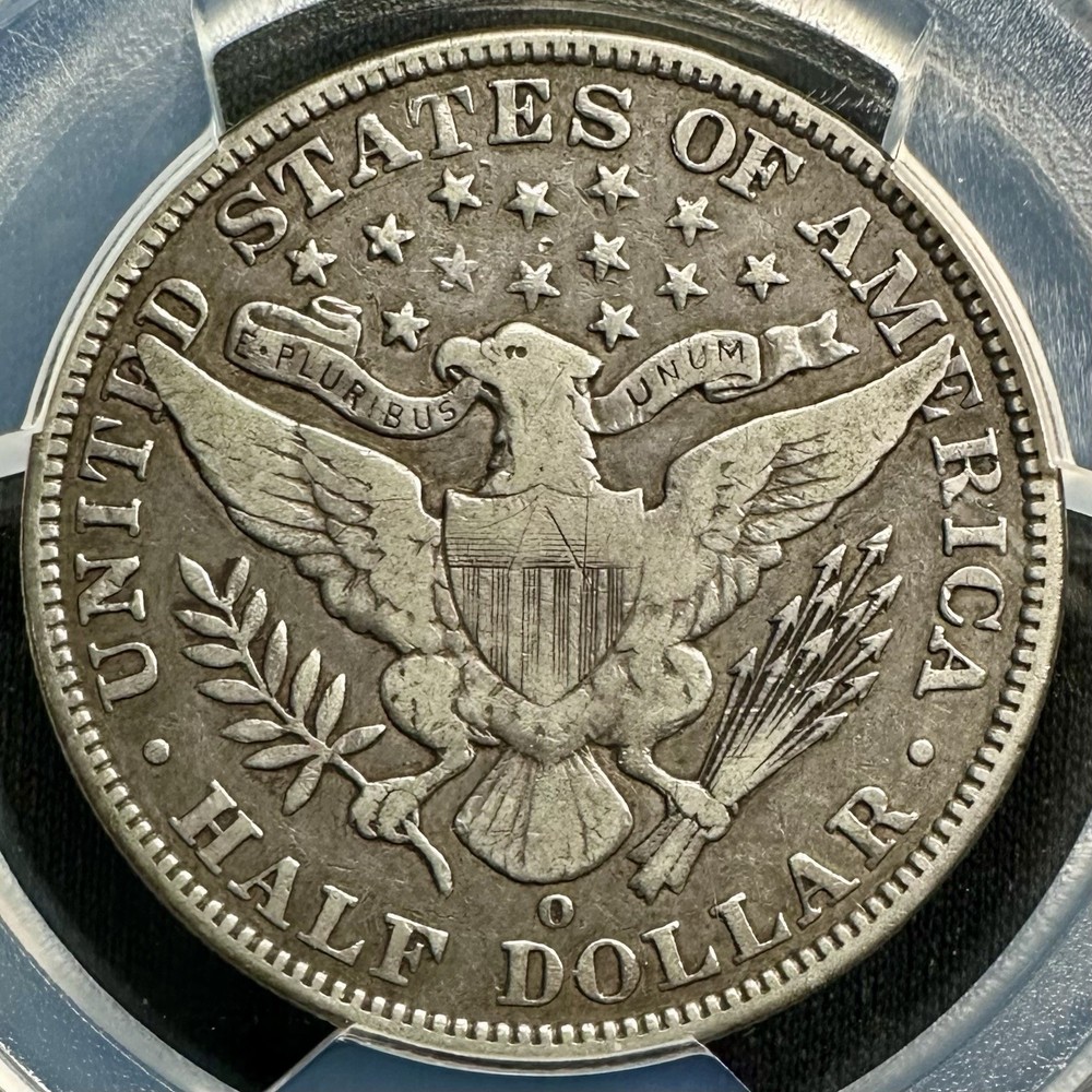 1901 O Barber Half Dollar - PCGS VF Details (Graffiti) - Nice Circulation Cameo