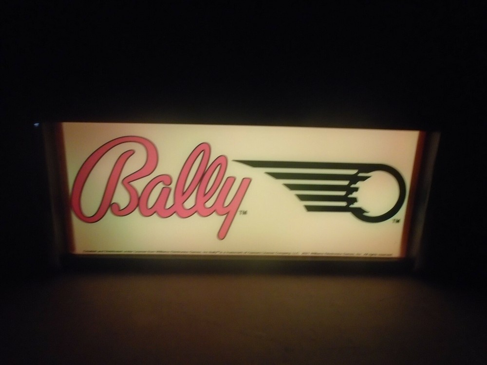 Bally Pinball Logo LED Display light box sign